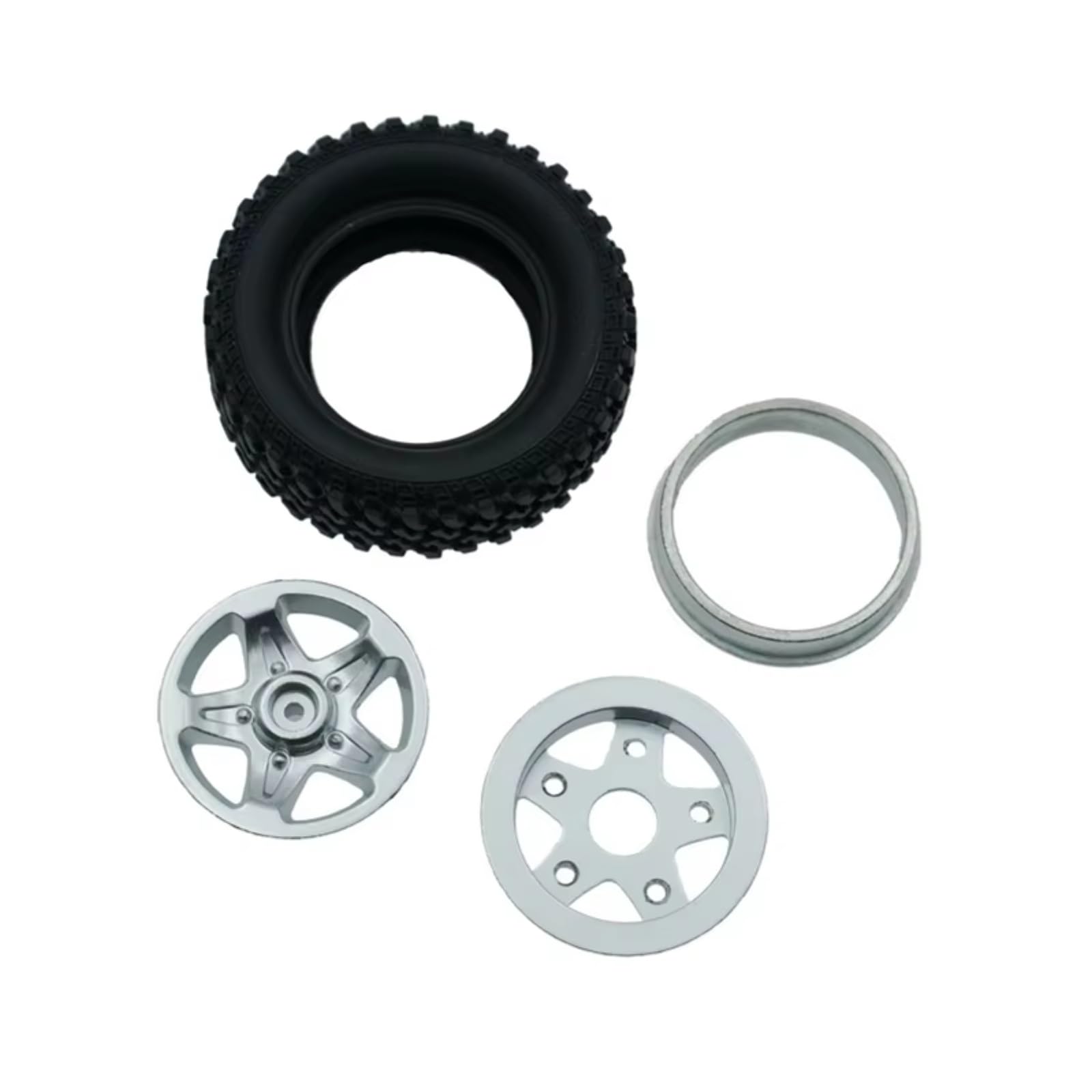 ビードロック タイヤホイールセット Amazon | INJORA RC 1.0タイヤアルミビードロックホイール
